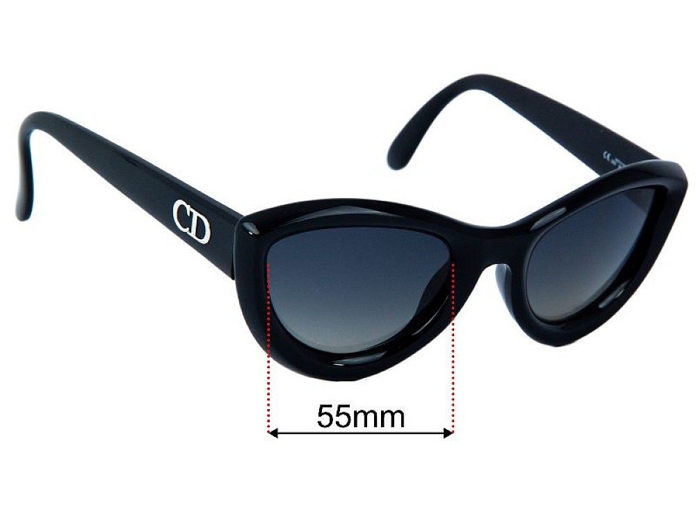 Christian Dior 2907 55mm Replacement Lenses